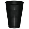 Touch Of Color Black Plastic Cups, 12oz, 240PK 28134071